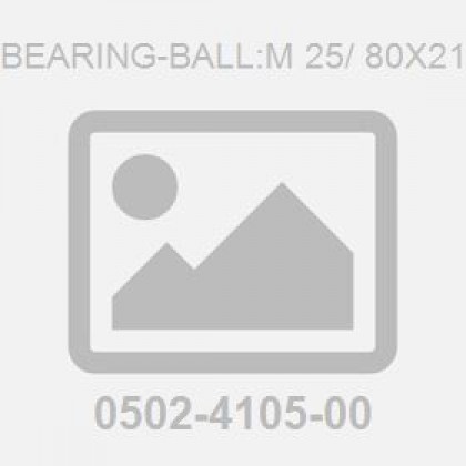 Bearing-Ball:M 25/ 80X21